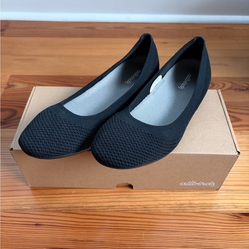 Allbirds Women's Classic Black Tree Breezers Flats
